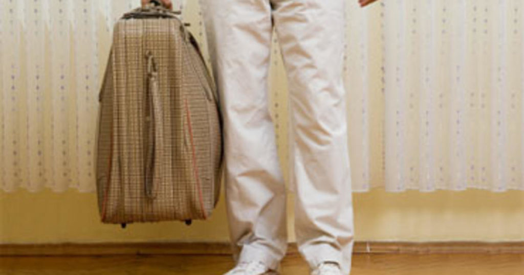 kicking your husband out of the house